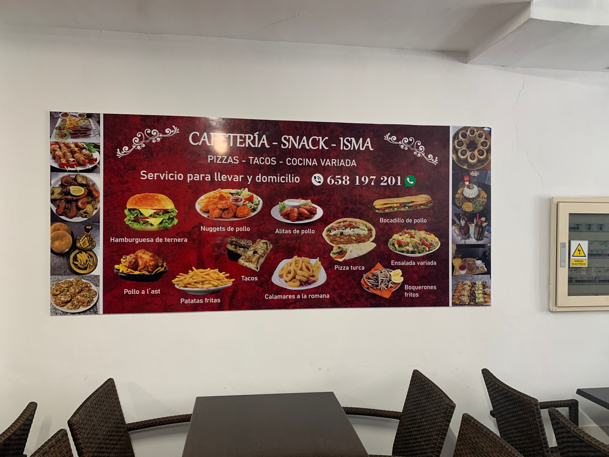 Cartel de cafetería isma de publisof en emprendimos